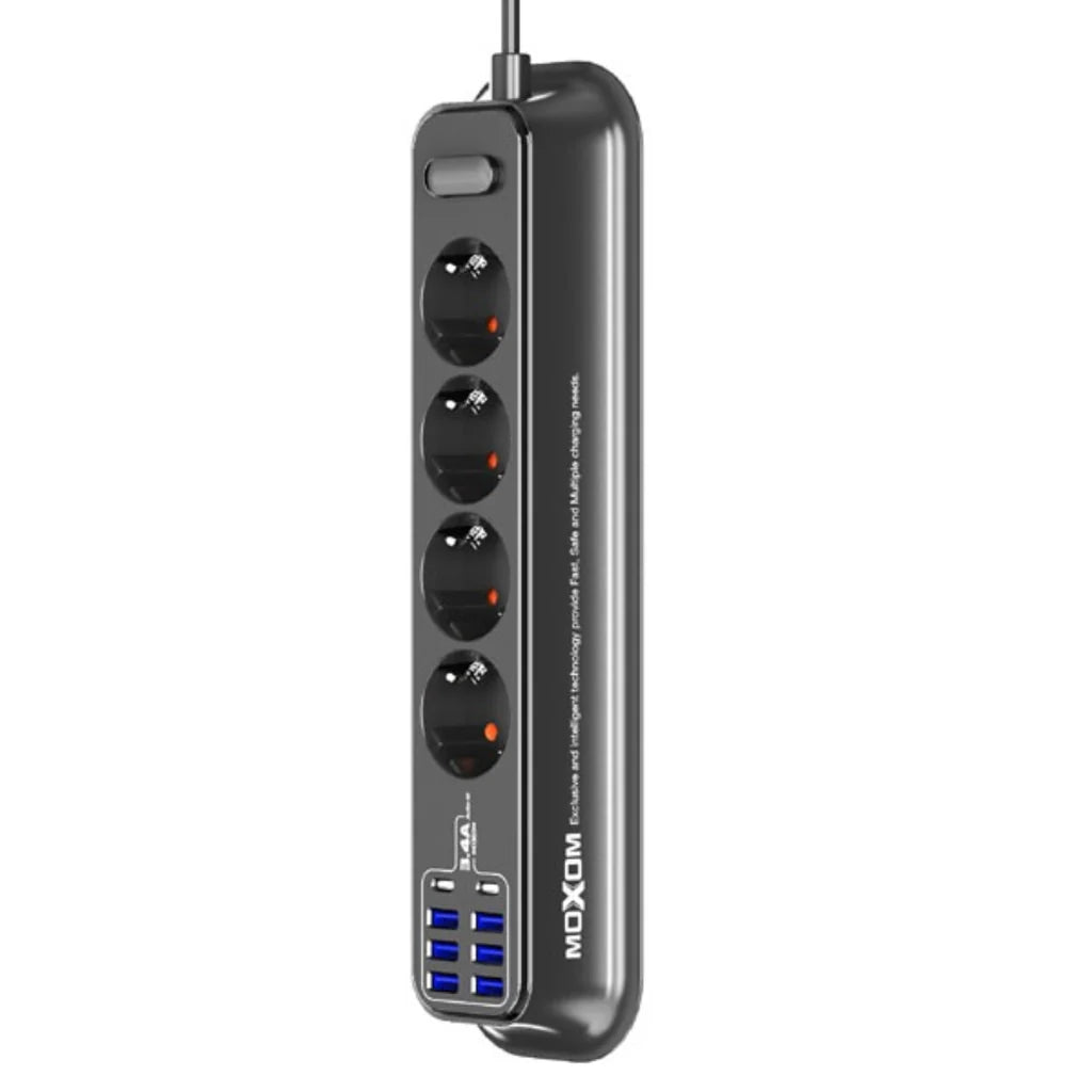 Moxom MX-ST05 Safety power strip with 4 Sockets Moxom MX-ST05 Safety power strip with 4 Sockets